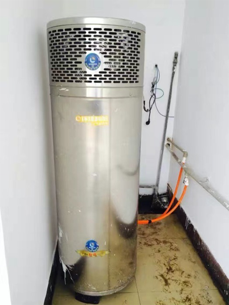 เครื่องผลิตน้ำร้อน ฮีทปั้ม แบบ All in one heat pump water heater 